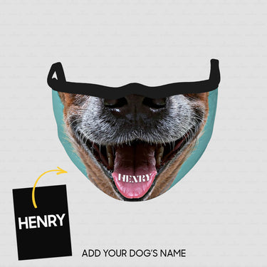 Personalized Dog Gift Idea - Jack Russell Laughing Zoom For Dog Lovers - Cloth Mask